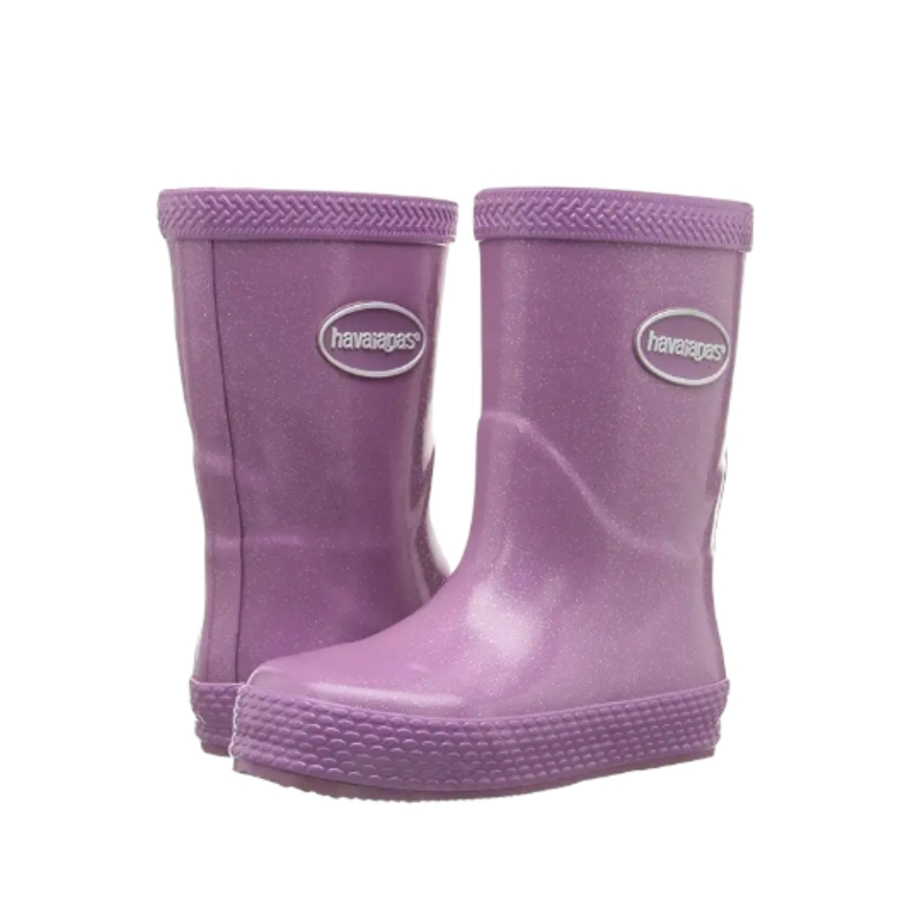 Purple toddler rain boots